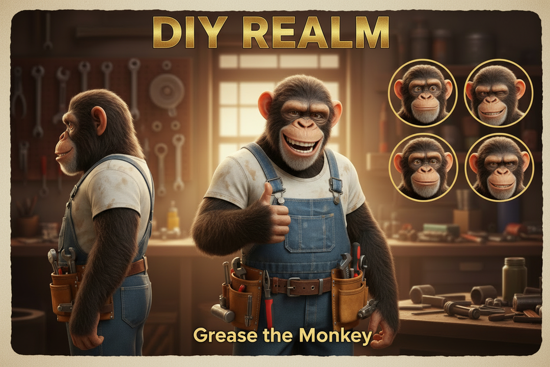 DIY Realm - Grease the Monkey Avatar Guide