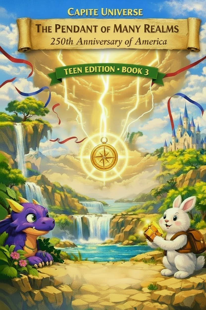 The Pendant Of Many Realms--- 250th Anniversary Of America-- Teen Edition Ebook Book 3