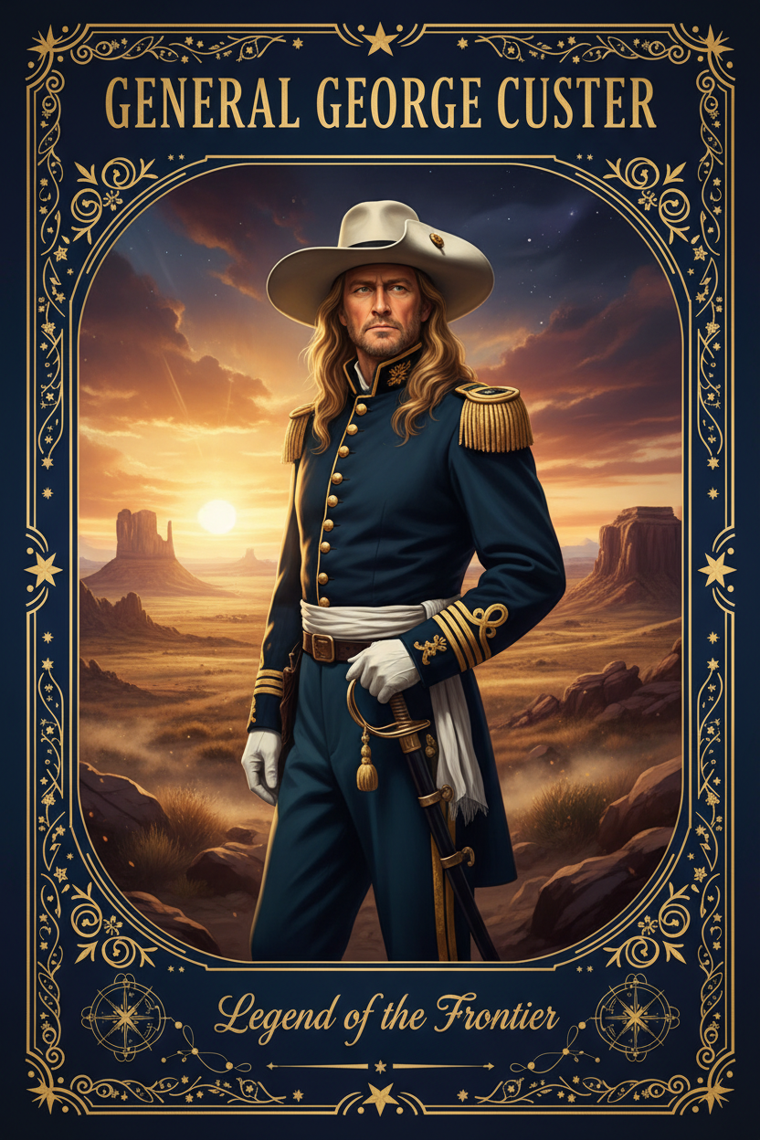 General George Custer - Myths And Legends --Frontier
