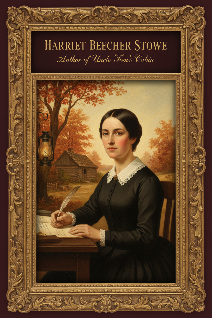 Harriet Beecher Stowe Portrait Card