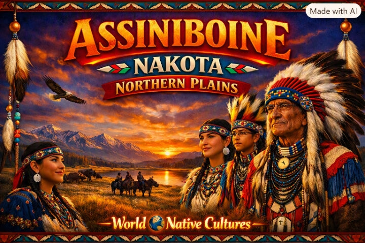Assiniboine / Nakota Tribe Lesson 1  Y  Northern Plains Region  World 🌎 Native Cultures