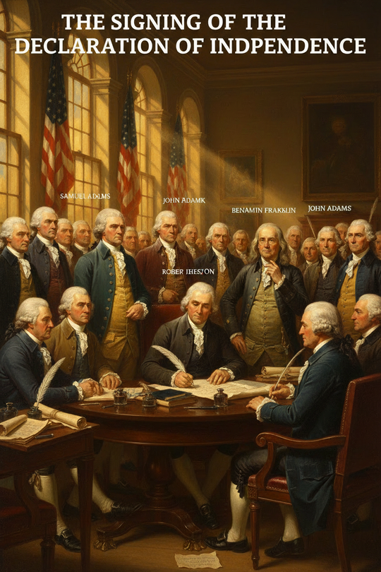 Declaration of independence poster