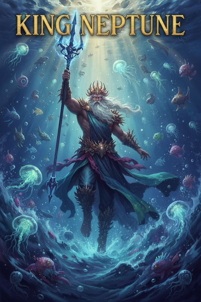 FLASH THE GOLDEN DRAGON —   MYTHS IN TIME:   LESSON 3Z (KING NEPTUNE)