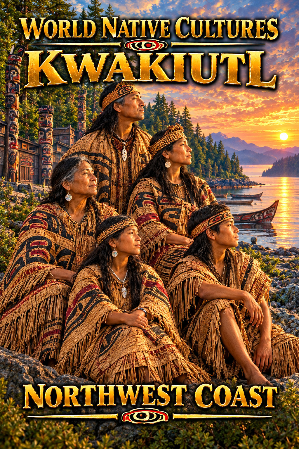 World 🌎 Native Cultures Kwakiutl North America Region Lesson 3 E