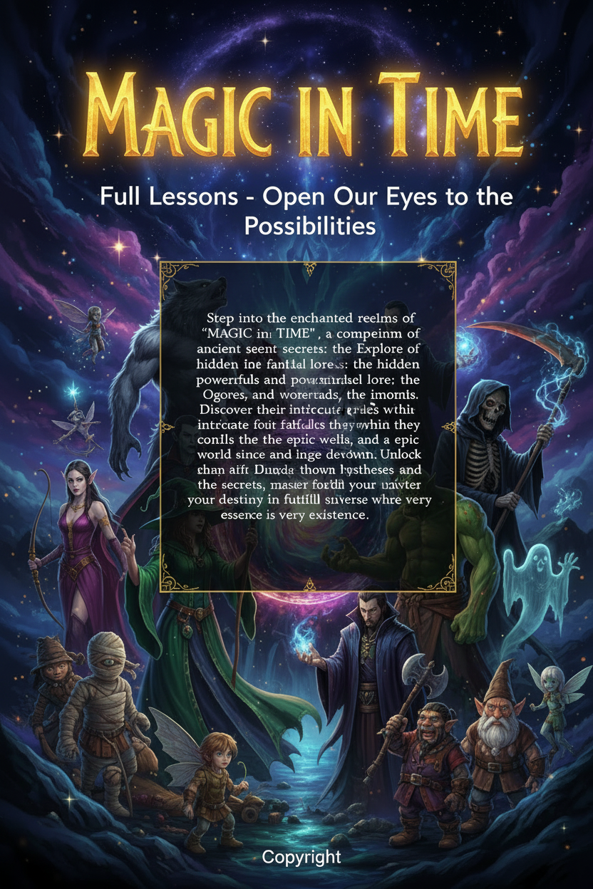 Magic In Time---Full Lesson----Open Our Eyes To The Possibilities