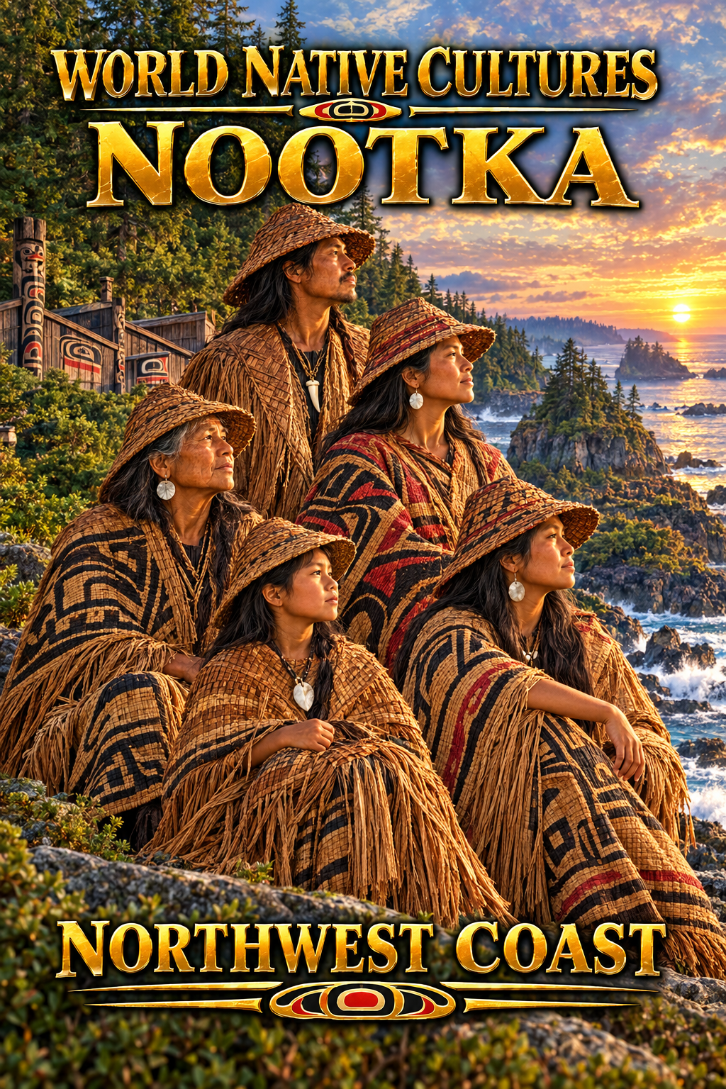 World 🌎 Native Cultures Nootka North America Series Lesson 3 D