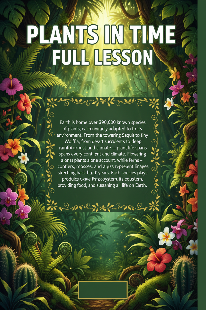 Plants In Time --- Full Lesson