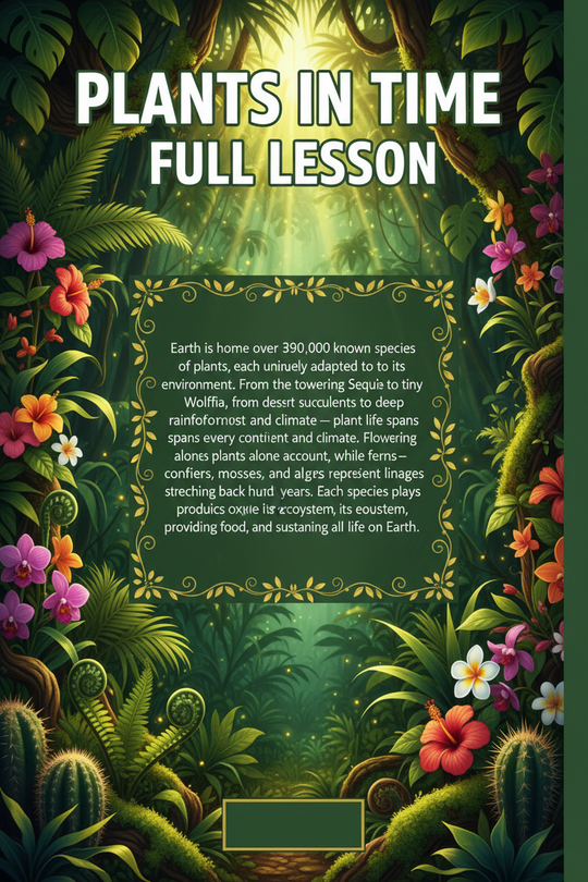 Plants In Time --- Full Lesson