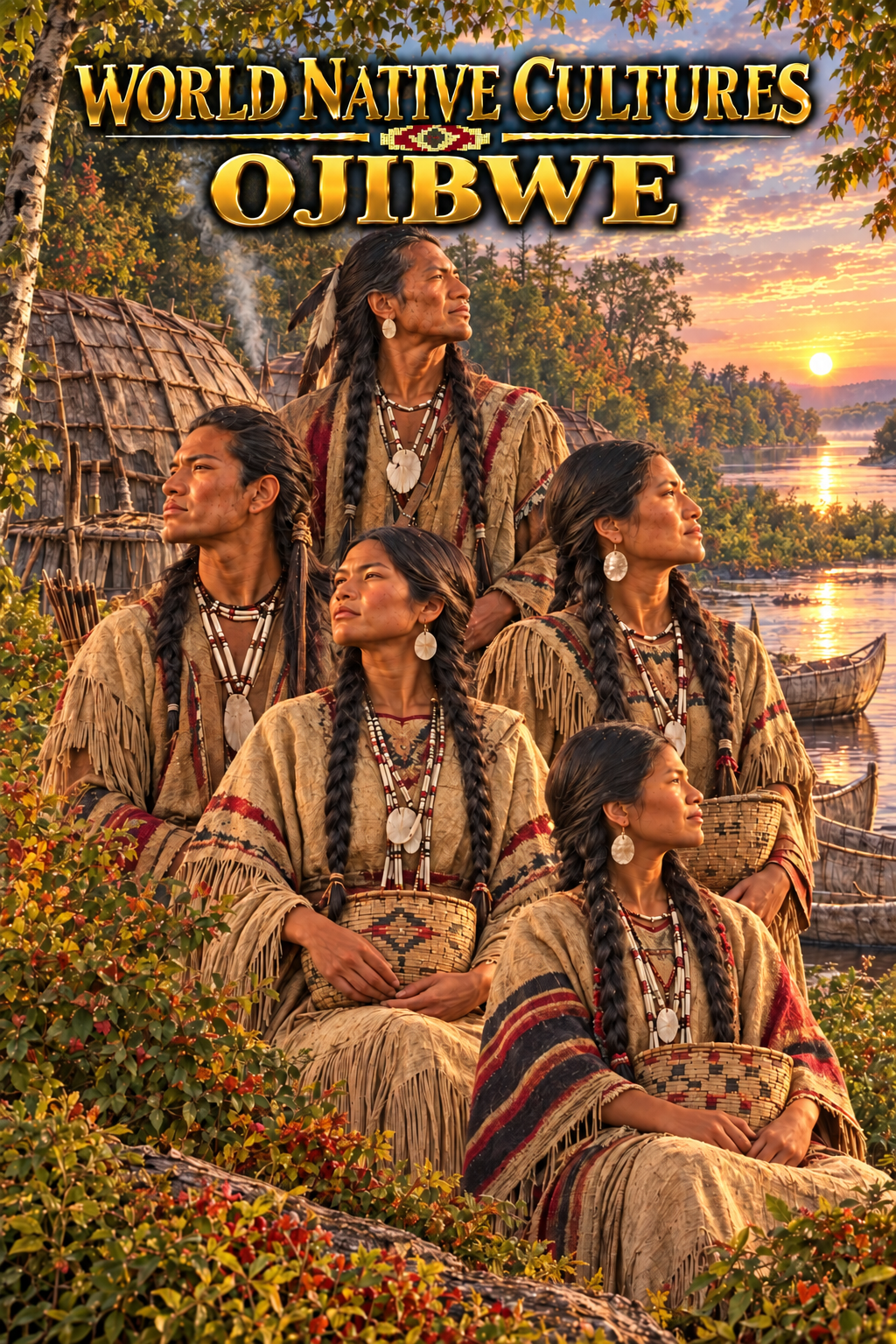 Poster with OJIBWE title