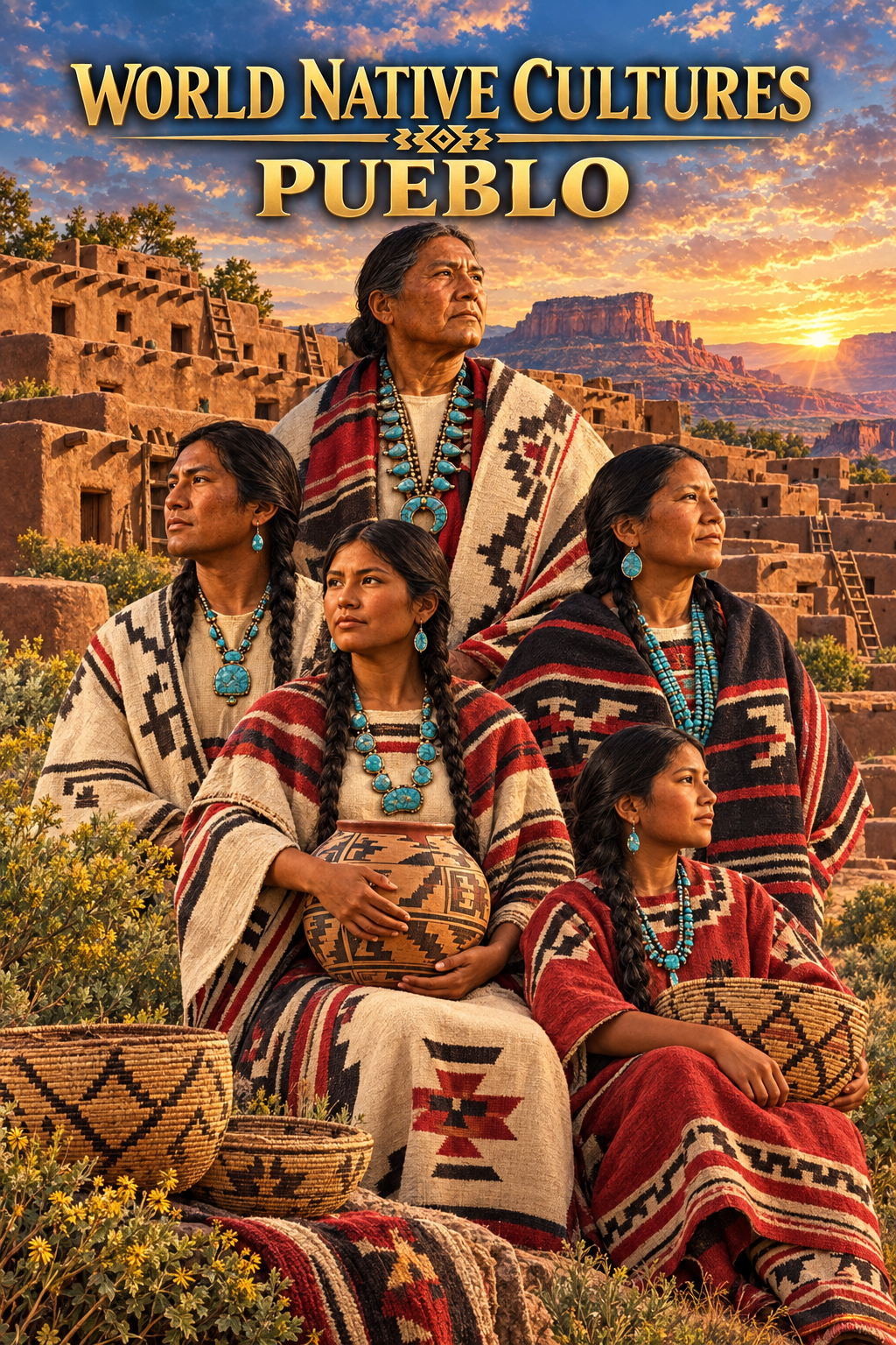 Pueblo cultural poster