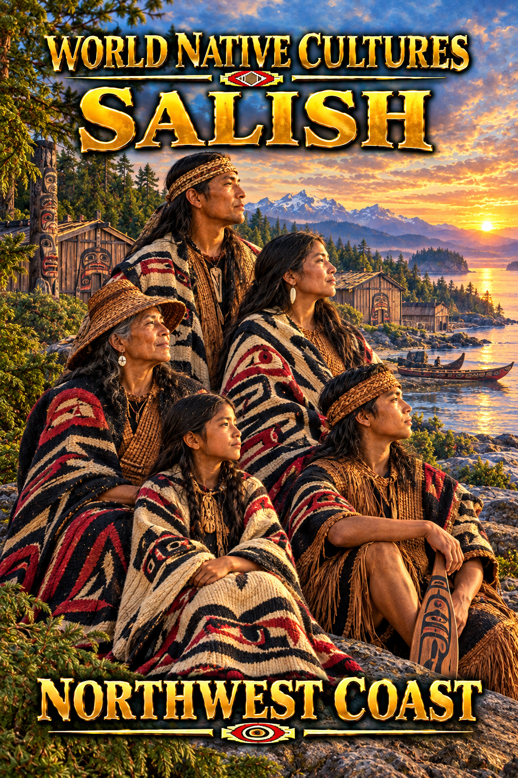 World 🌎 Native Cultures Shalish North America Series Lesson 3 C