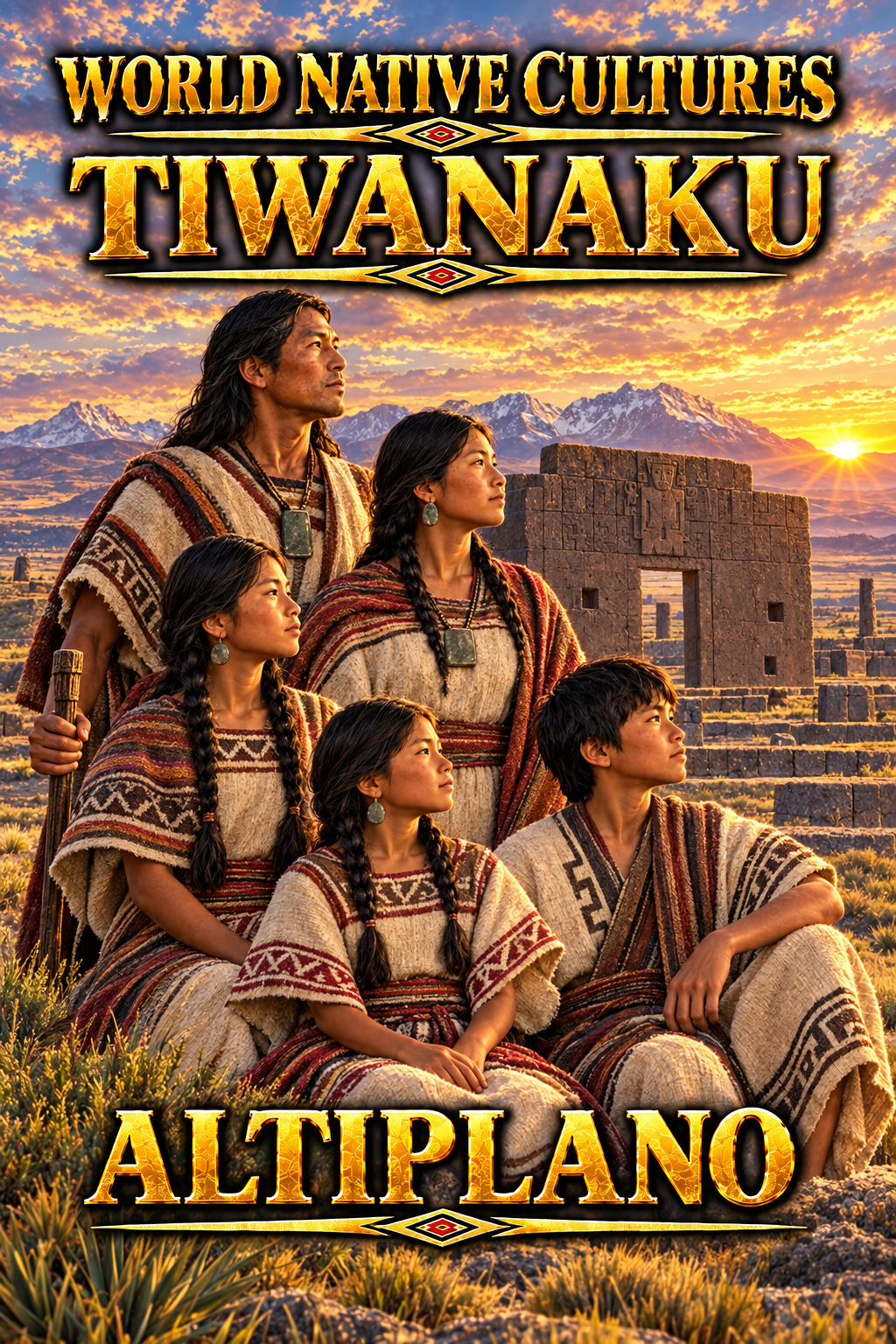 World 🌎 Native Cultures Tiwanaku North America Series Lesson 2 O