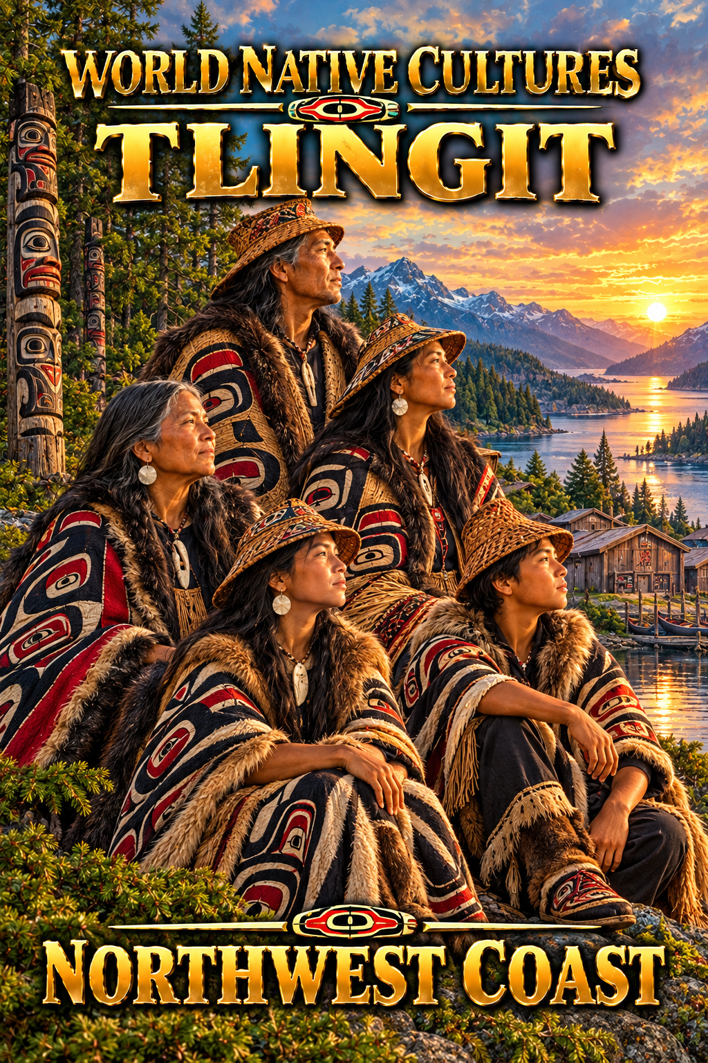 World 🌎 Native Cultures Tlingit North America Region 3 H