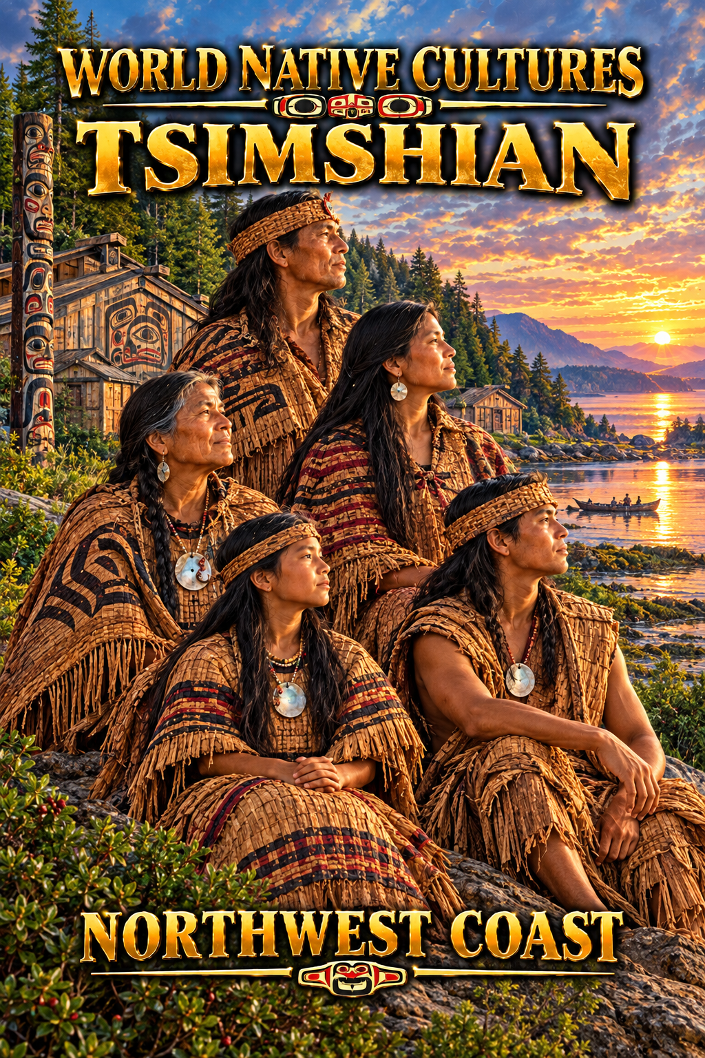 World 🌎 Native Cultures Tsimshian North America Region Lesson 3 G