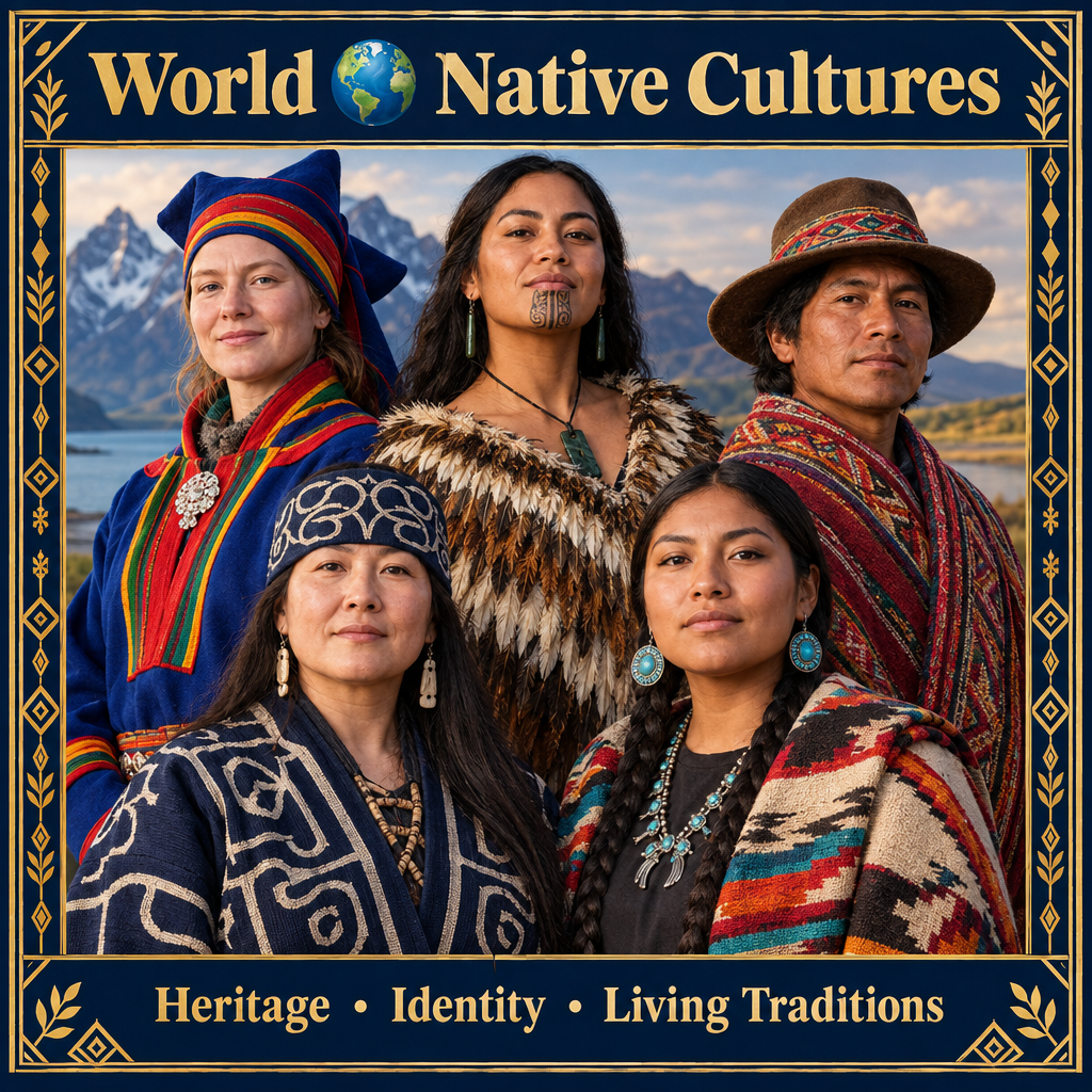 World Native Cultures collection graphic